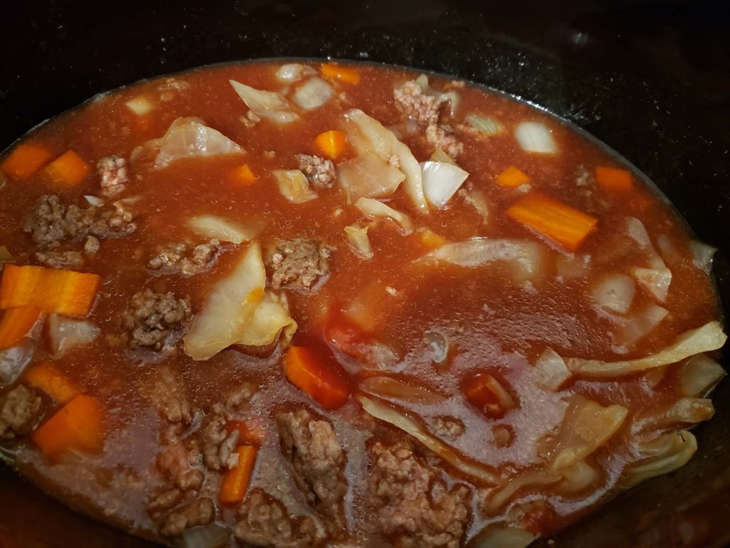Nutritious Cabbage Roll Soup