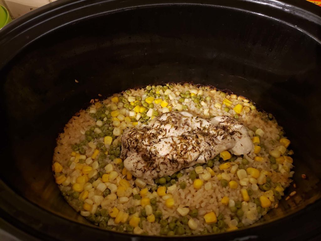Crockpot Chicken and Carb