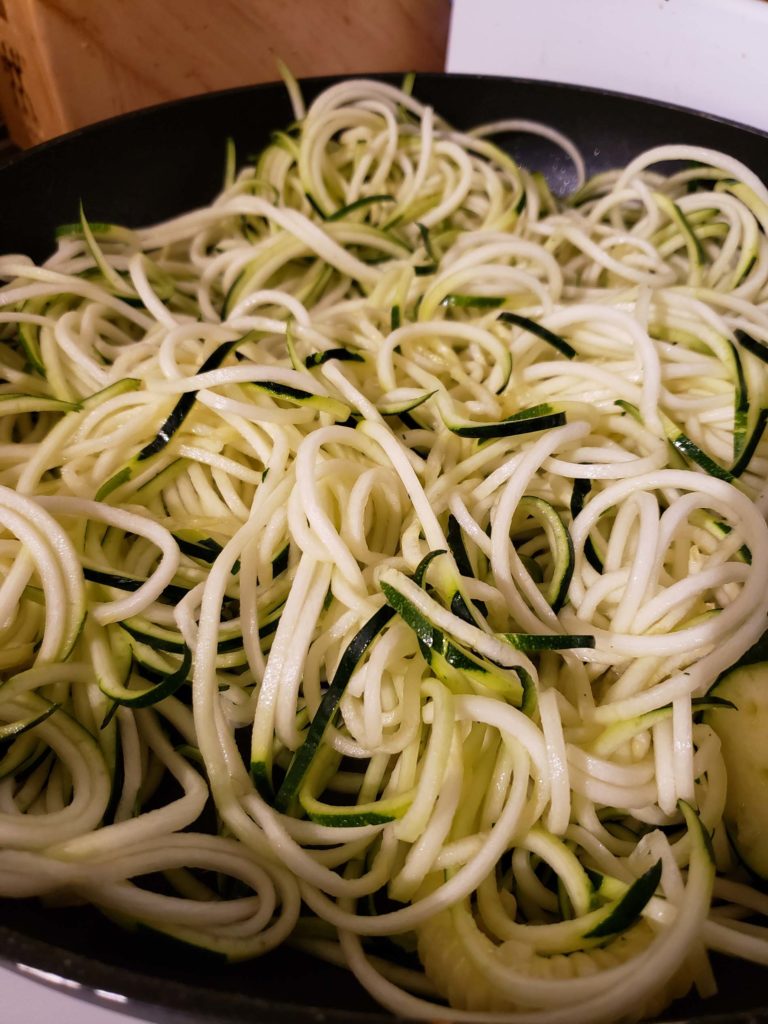 Spiral noodle adding more vegetable to your meal